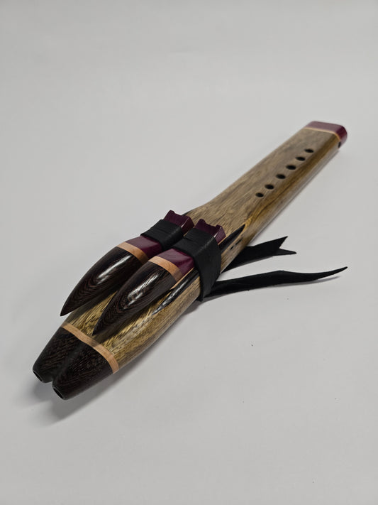 Double Drone Flute Key of B Minor Pentatonic 432hz