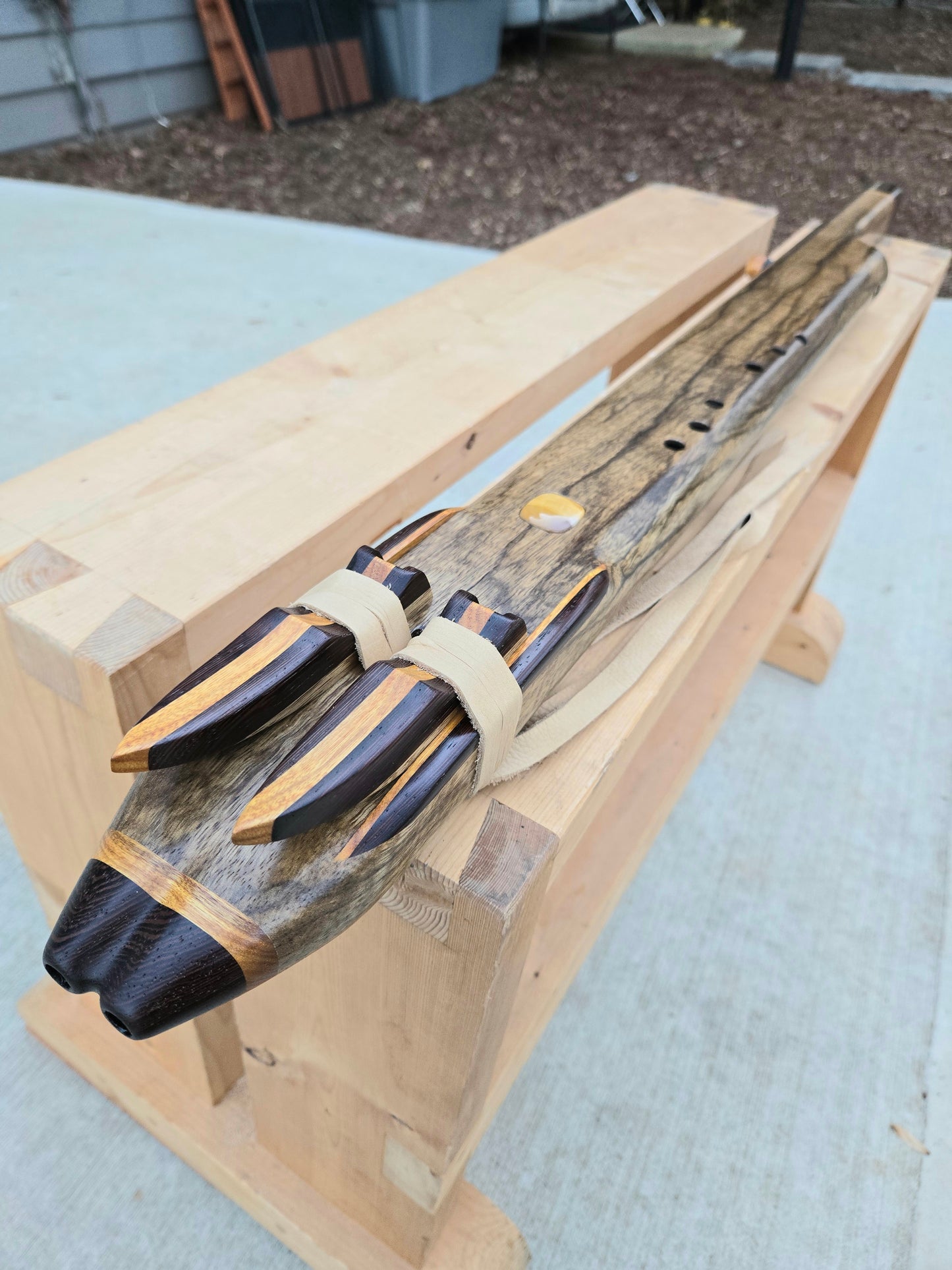 Key of B/F# Minor pentatonic 432hz 5th Below Drone Flute